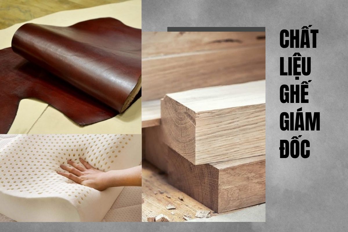 Lựa chọn chất liệu ghế giám đốc cho phong cách Industrial