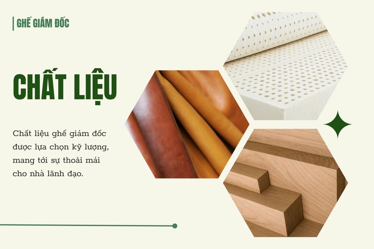 Chất liệu ghế giám đốc theo phong cách Art Deco