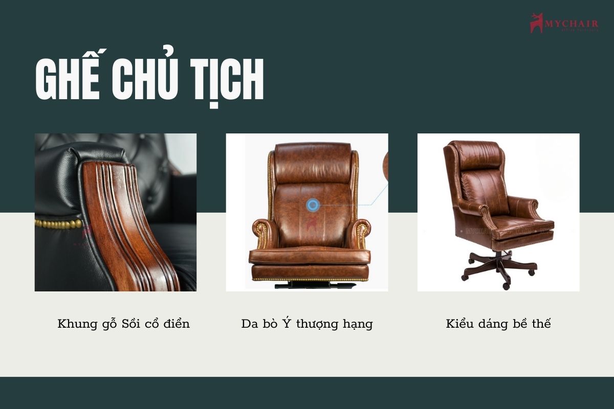Ghế ngồi dành cho chủ tịch