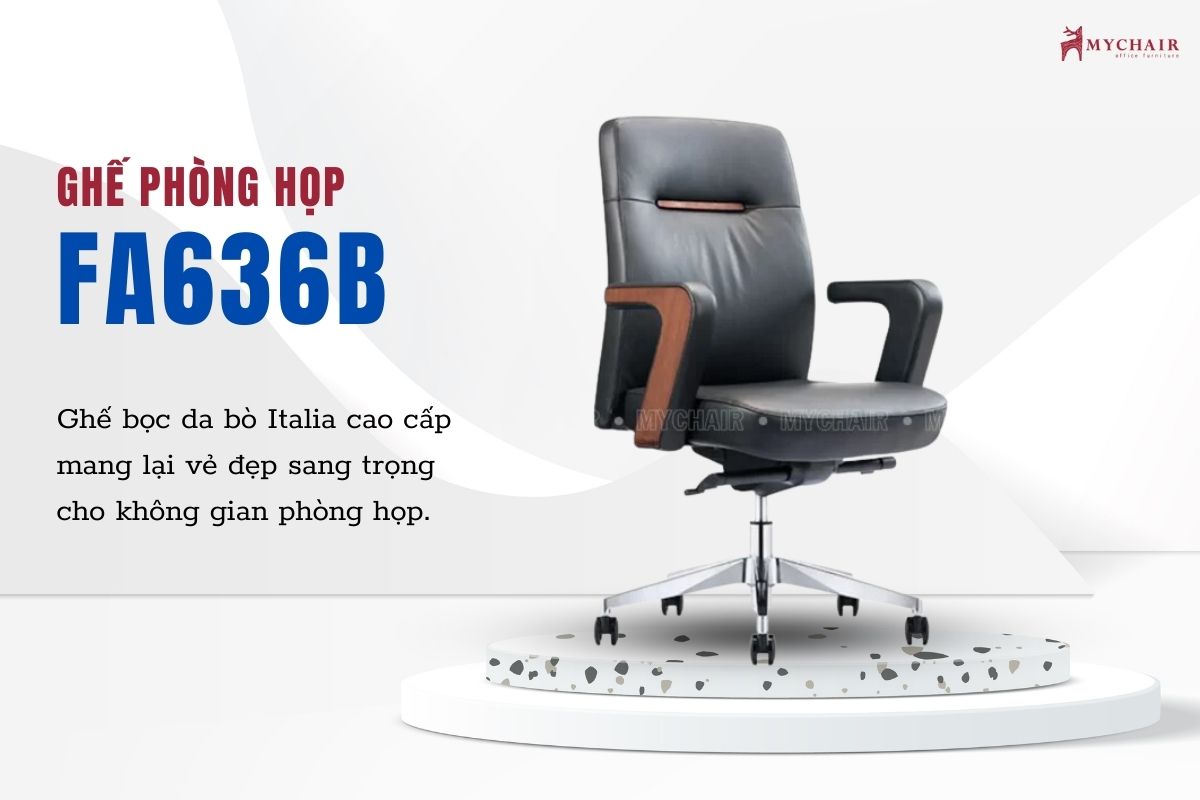 Ghế họp da FA636B