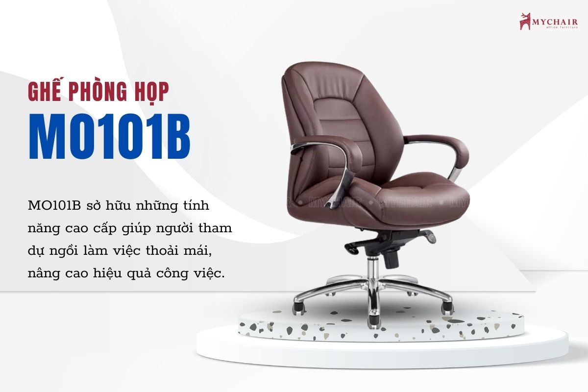 Ghế phòng họp da MO101B