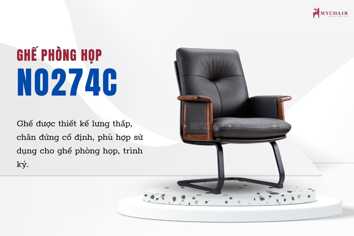 Ghế phòng họp da NO274C