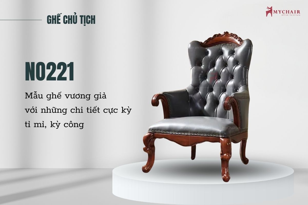 Ghế da bò cao cấp NO221