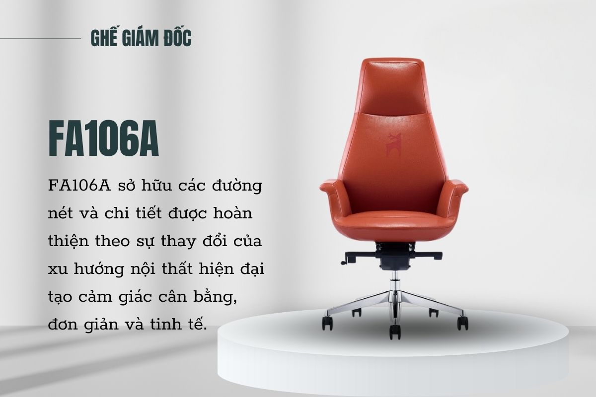Ghế giám đốc da cao cấp FA106A