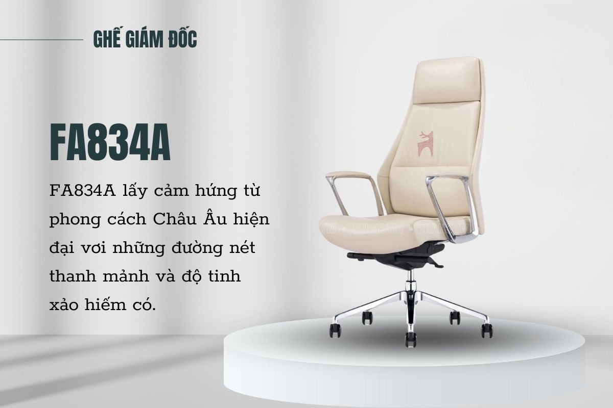 Ghế giám đốc nhập khẩu FA834A