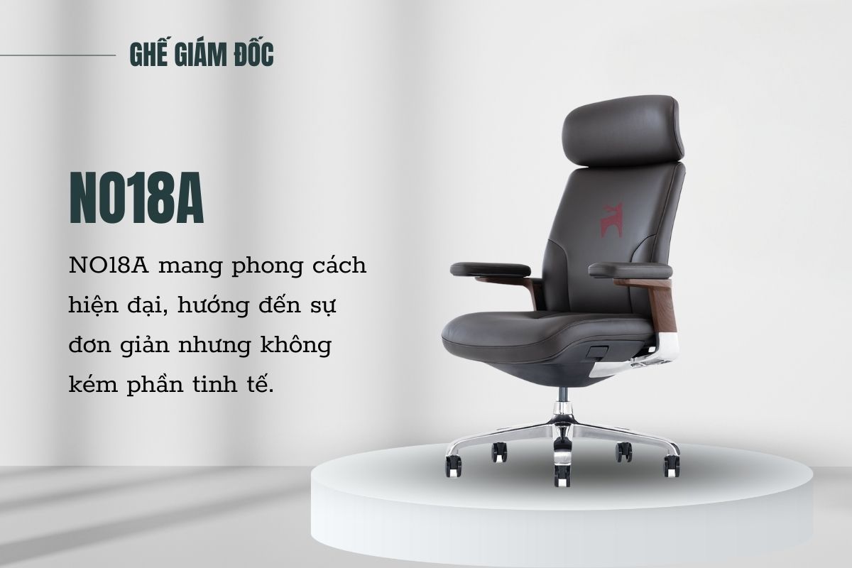 Ghế giám đốc da cao cấp NO18A