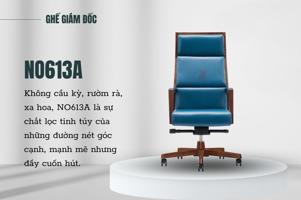 Ghế giám đốc da cao cấp NO613A