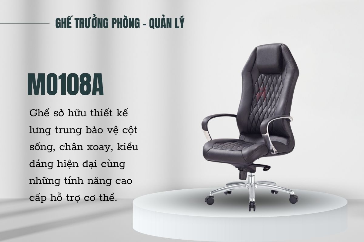 Ghế da cao cấp MO108A