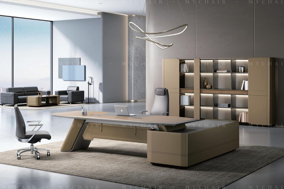 Bàn NBLD06 cho phòng giám đốc phong cách mở