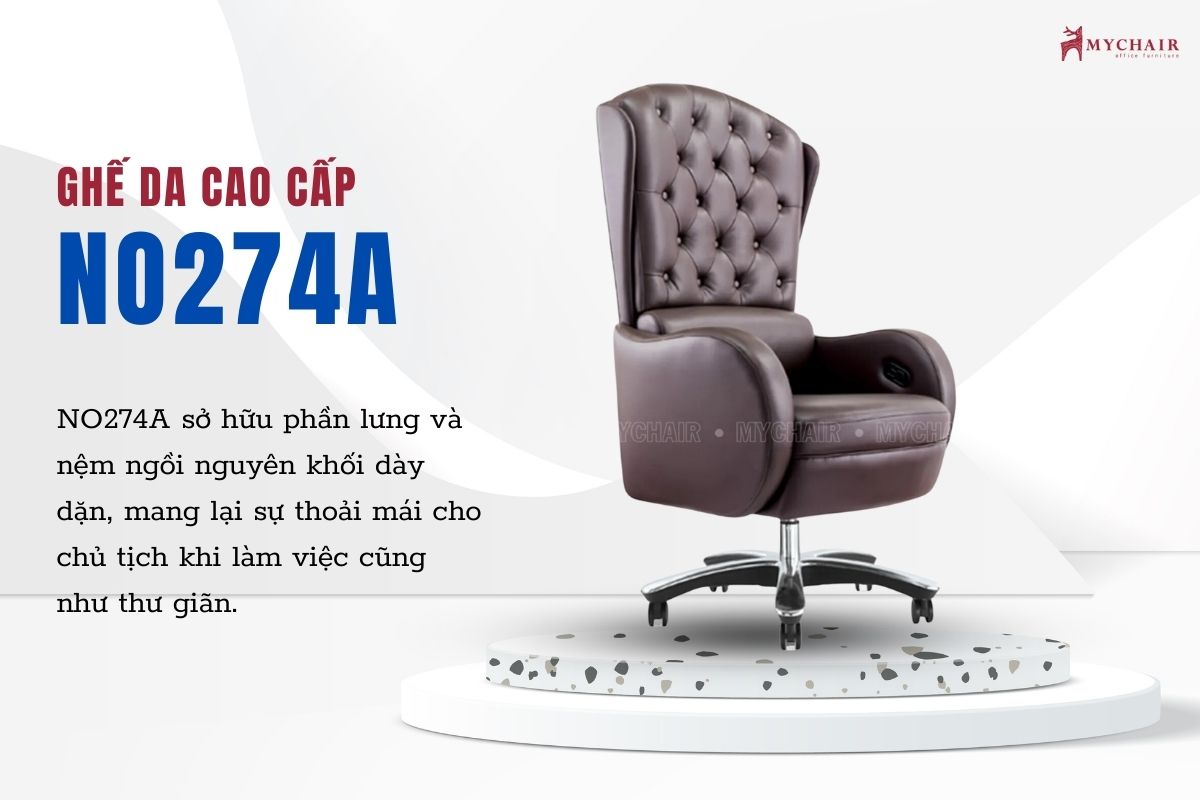 Ghế da NO274A cho chủ tịch