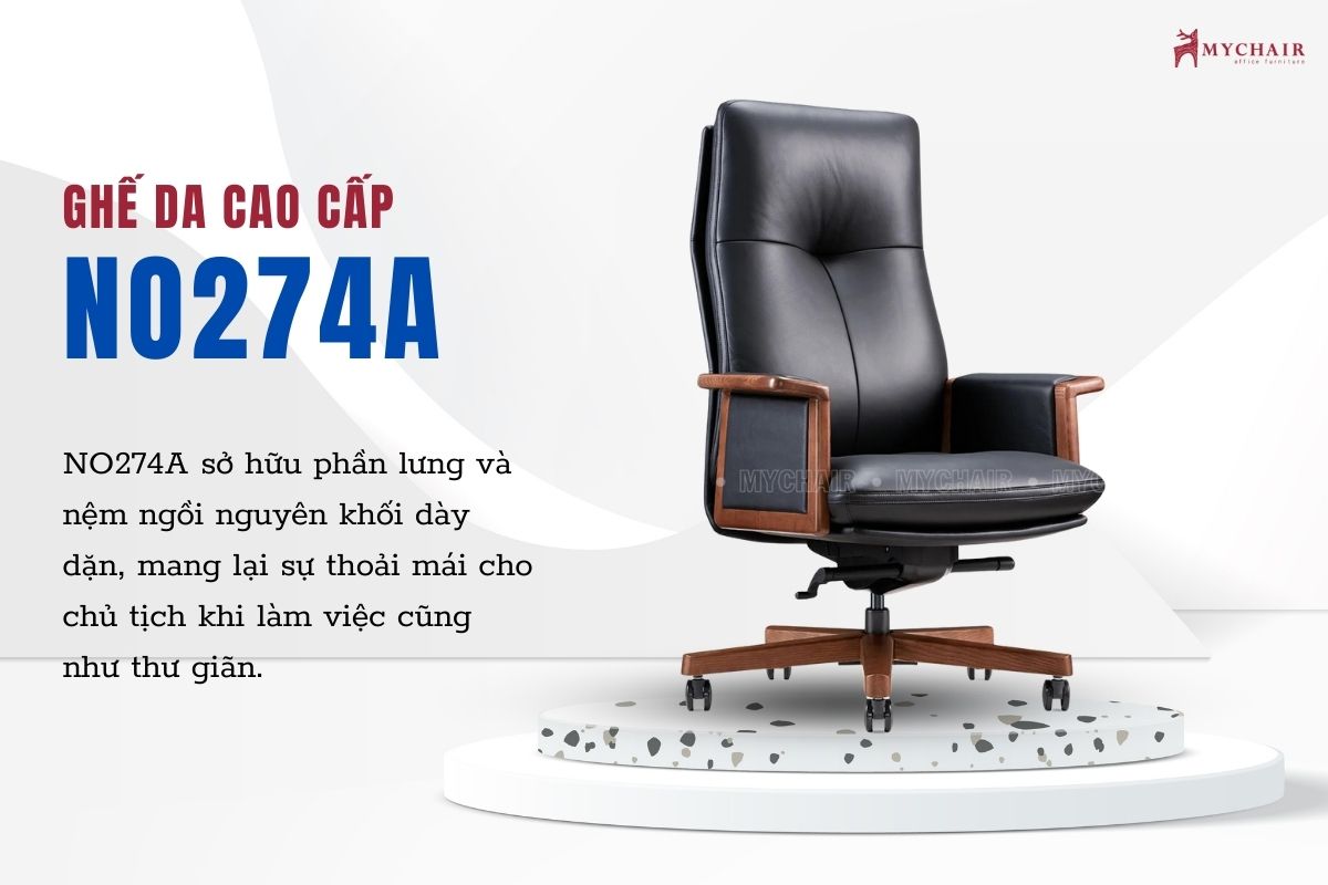 Ghế da NO274A cho chủ tịch