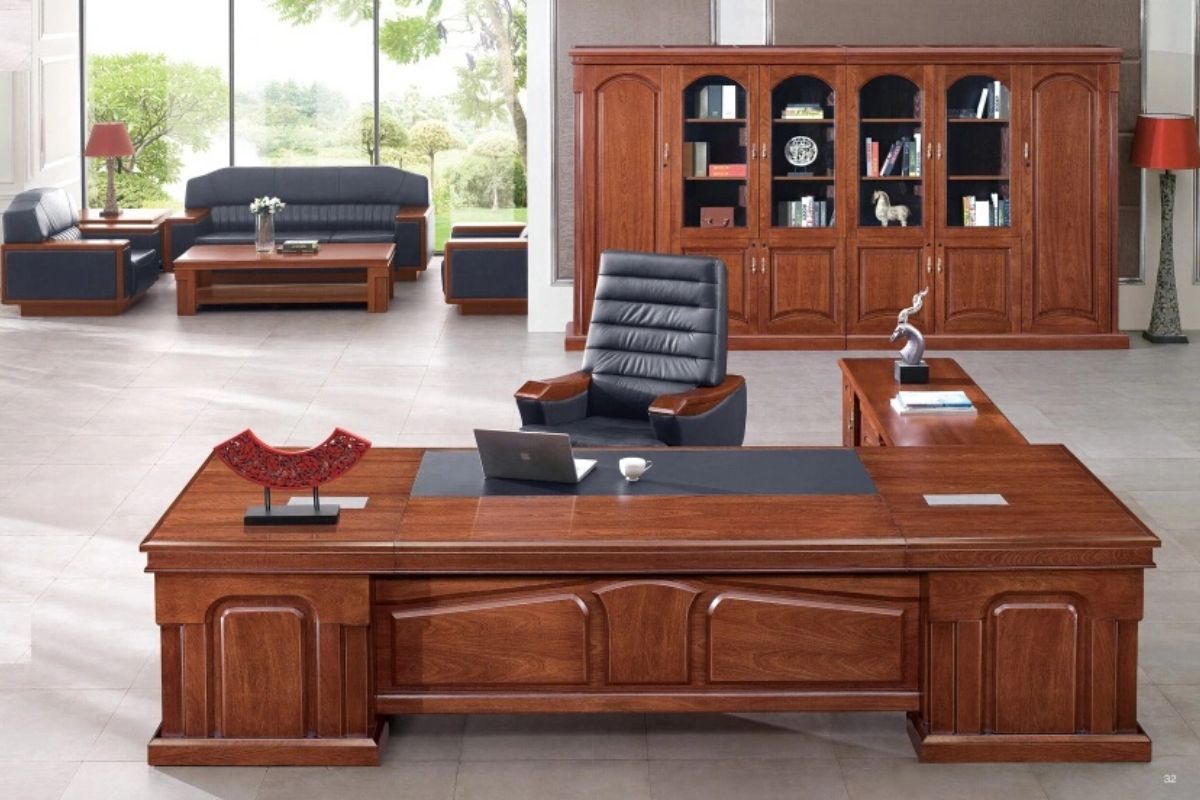 Tuổi thọ của bàn giám đốc gỗ nguyên khối