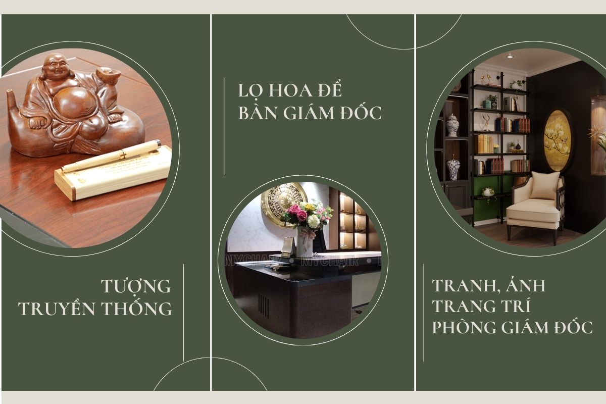 Vật phẩm trang trí cho phòng giám đốc phong cách Indochine