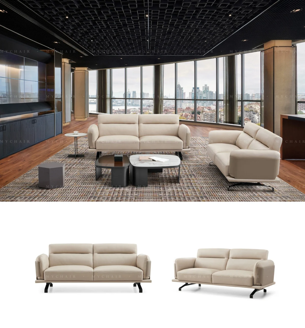 Bộ Sofa Da Cao Cấp Nhập Khẩu MyChair SF43