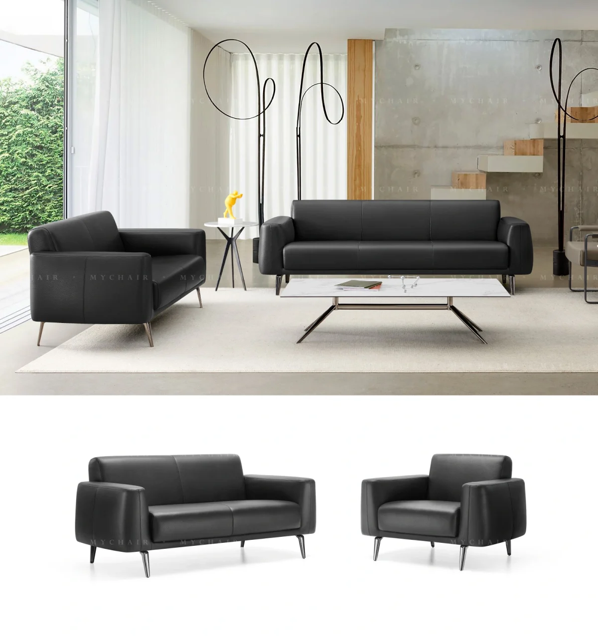 Bộ Sofa Da Cao Cấp Nhập Khẩu MyChair SF54