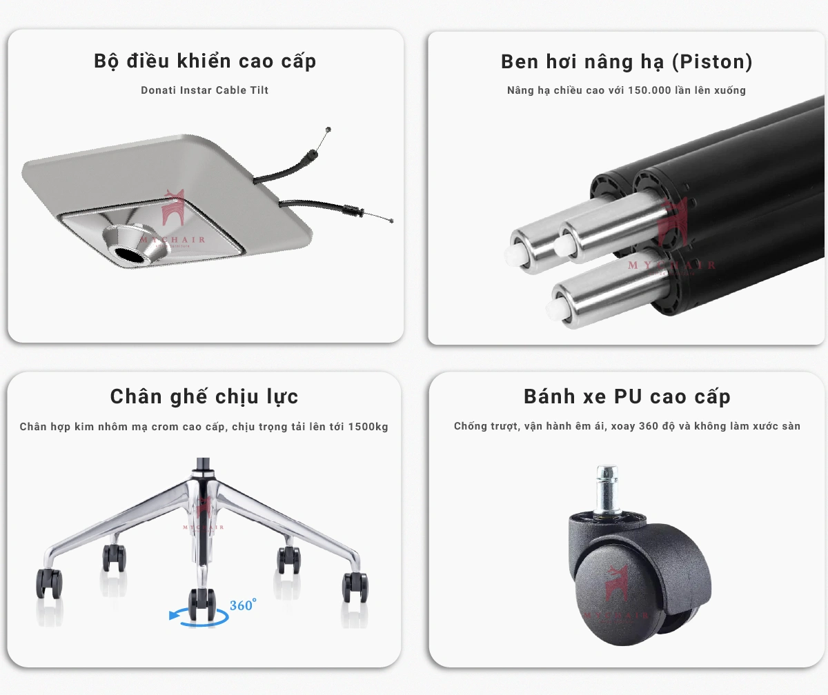 Ghế Da Văn Phòng MyChair FA426A Lưng Cao Ghế Da Văn Phòng MyChair FA426A Lưng Cao