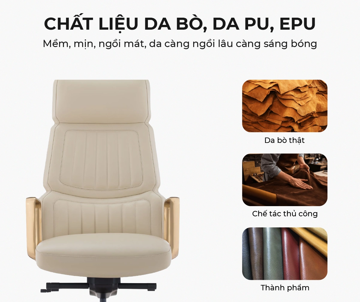 Ghế Giám Đốc Cao Cấp Lưng Cao MyChair NO423A Ghế Giám Đốc Cao Cấp Lưng Cao MyChair NO423A