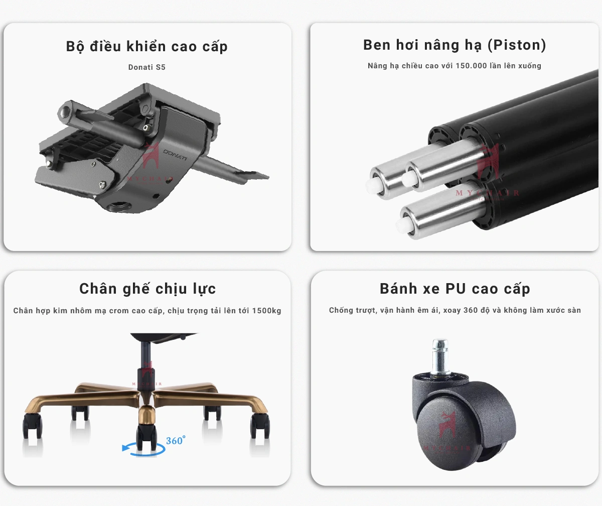 Ghế Giám Đốc Cao Cấp Lưng Cao MyChair NO423A Ghế Giám Đốc Cao Cấp Lưng Cao MyChair NO423A