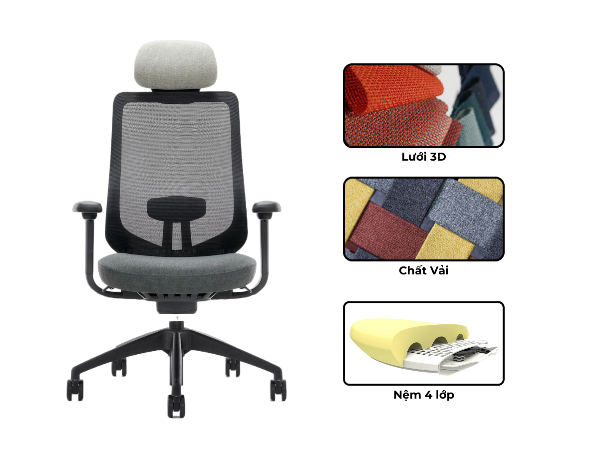 Ghế Xoay Văn Phòng MyChair XKSDA Ghế Xoay Văn Phòng MyChair XKSDA