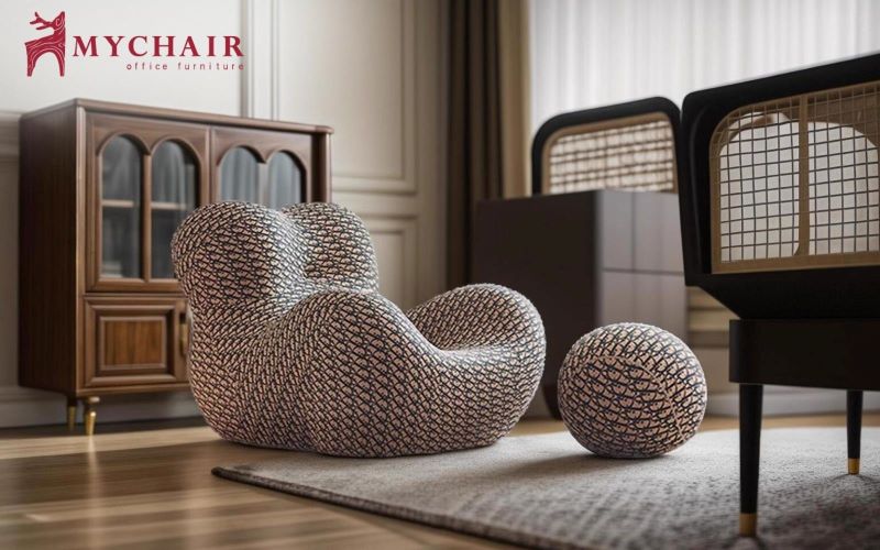 Sofa lười có thể đặt ở phòng nủ hoặc phòng khách