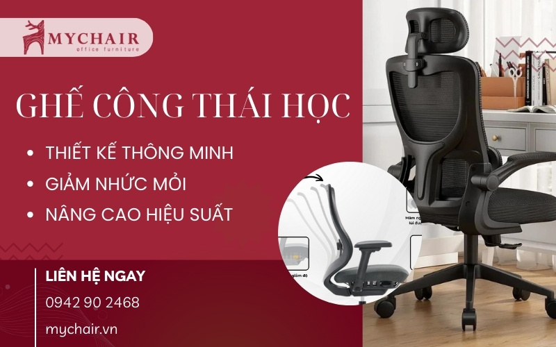 Đặt mua ghế công thái học nhập khẩu MyChair chính hãng