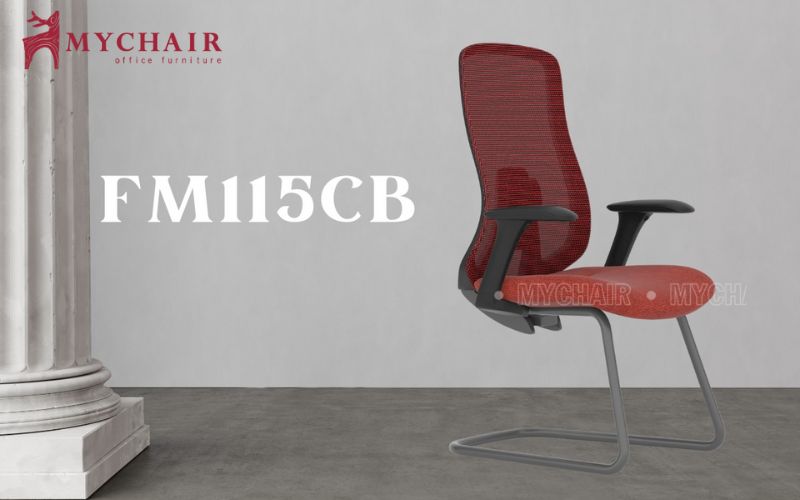 Ghế lưới chân quỳ văn phòng FM115CB Ghế lưới văn phòng chân quỳ FM115CB
