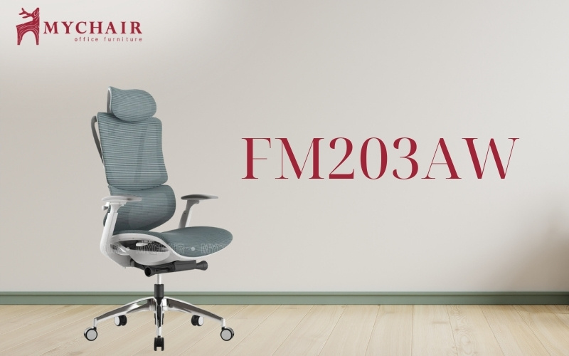 Ghế xoay lưới nỉ nhập khẩu MyChair FM203AW ngả lưng linh hoạt MyChair FM609E ngả lưng linh hoạt dễ sử dụng