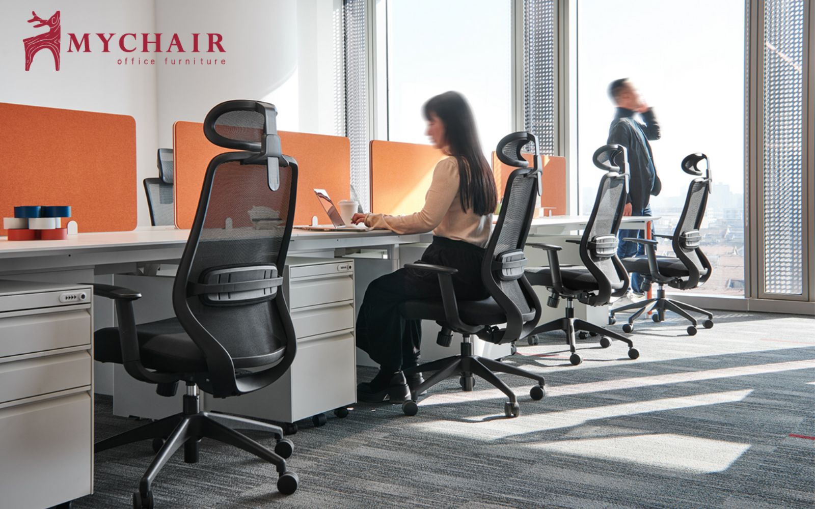 ghế lưới nhân viên MyChair AXTDA