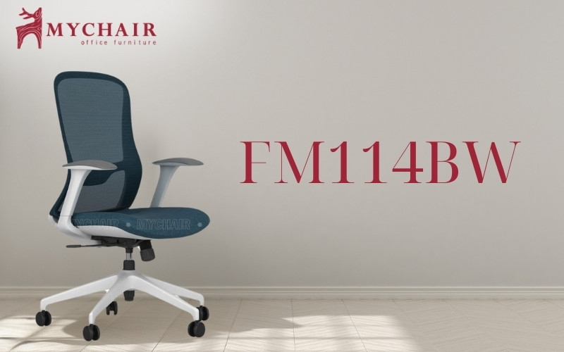 MyChair FM114BW là loại ghế lưng trung giá tốt
