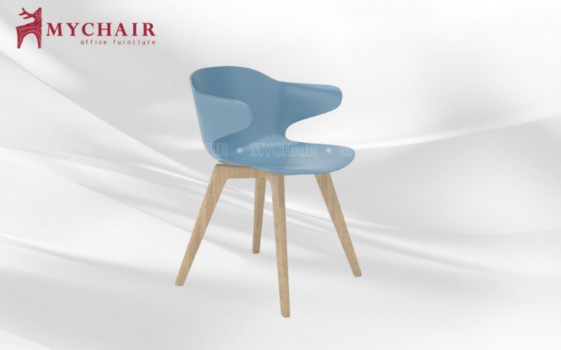 ghế đào tạo chân gỗ nhẹ