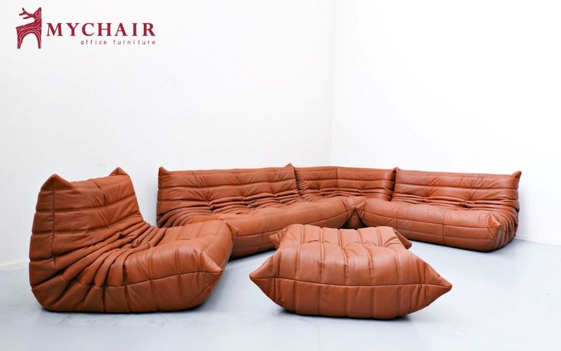 Sofa ghế lười hình chữ L phù hợp cho phòng khách