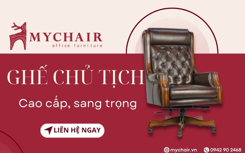 Chọn mua ghế chủ tịch MyChair nhận ngay giá ưu đãi, chất liệu bền tốt