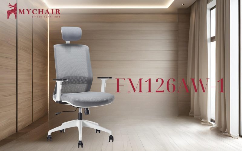 MyChair FM126AW-1 chính hãng, thiết kế theo tiêu chuẩn dáng Ergonomic