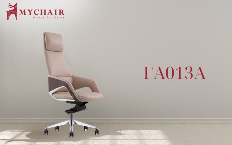 Ghế da có bánh xe MyChair FA013A dễ lau chùi