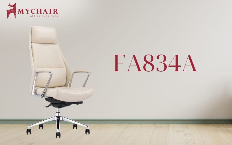 ghế giám đốc nhập khẩu màu kem MyChair FA834A