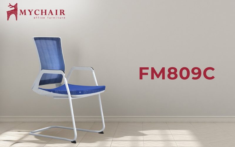 Ghế lười chân quỳ màu xanh dương chính hãng FM809C