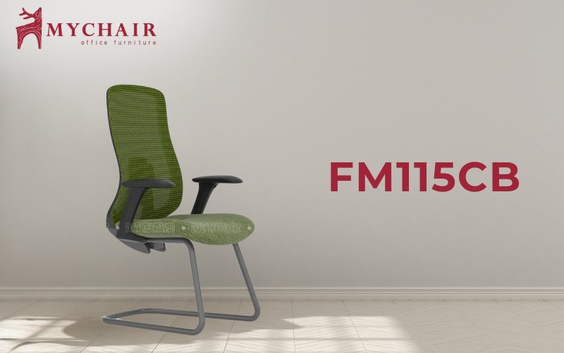 Ghế FM115CB dáng quỳ màu xanh đẹp mắt