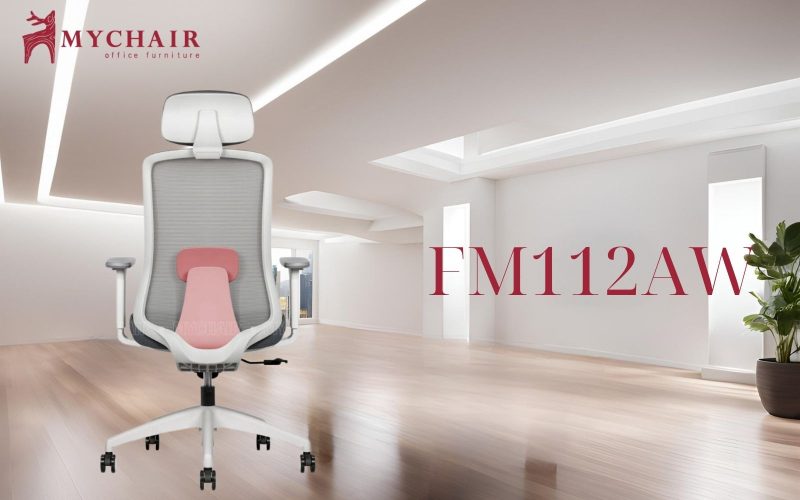 ghế chơi game màu hồng ghế FM112AW