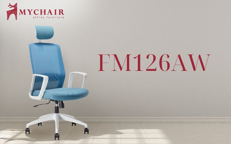 ghế game chuẩn công thái học màu xanh MyChair FM126AW