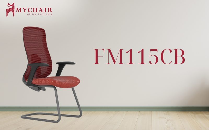 ghế văn phòng màu đỏ MyChair FM115CB