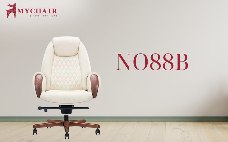MyChair NO88B màu trắng bằng da sang trọng