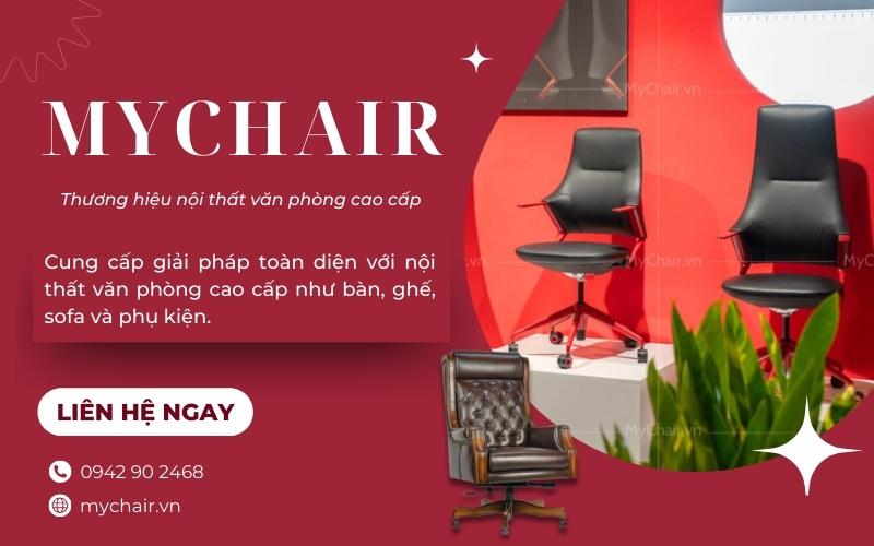 Mua ghế xoay văn phòng chân inox chất lượng tại MyChair