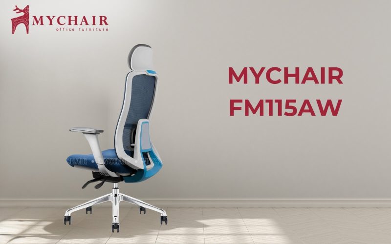 Ghế xoay inox 3 chân MyChair FM115AW bền tốt