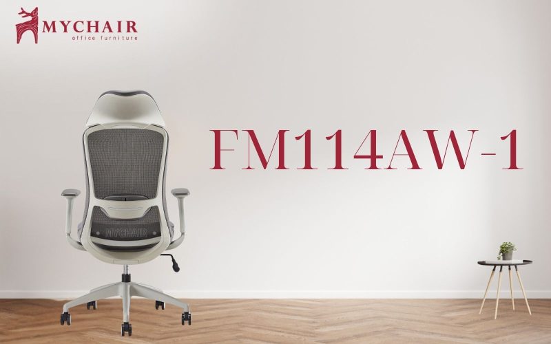 ghế gaming màu trắng MyChair FM114AW-1