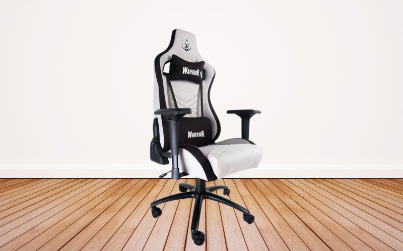 Ghế gaming màu trắng WARRIOR WGC307 Plus cá tính