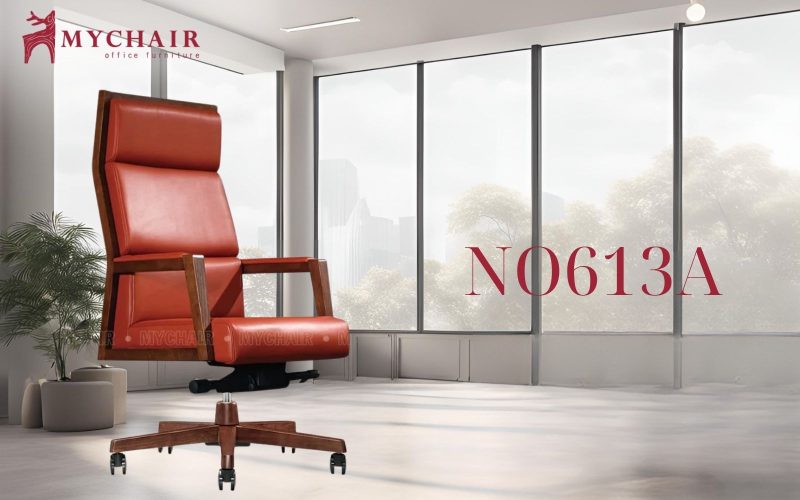 ghế lãnh đạo màu cam MyChair NO613A