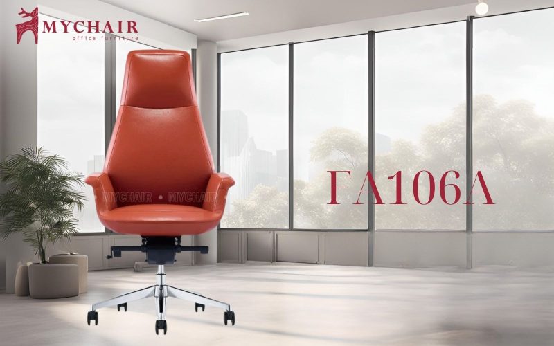 Ghế ban giám đốc màu cam MyChair FA106A