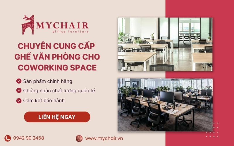 MyChair chuyên cung cấp các dòng ghế văn phòng cho Coworking Space nhập khẩu