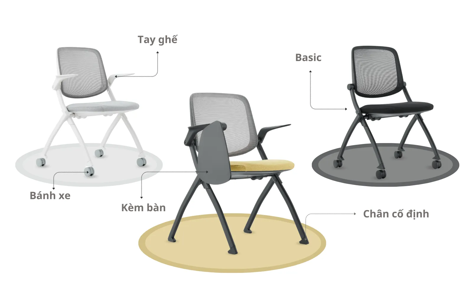 Ghế Training Liền Bàn KTNFM MyChair Ghế Training Liền Bàn KTNFM MyChair