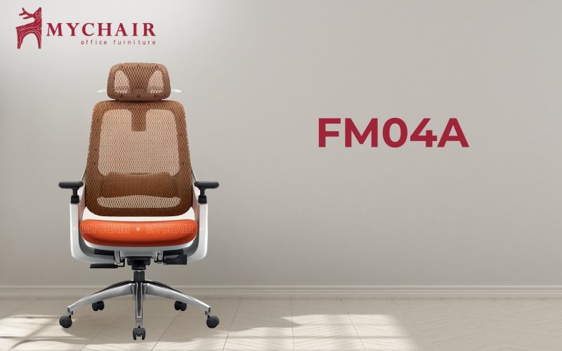 Ghế lưới MyChair FM04A màu cam đẹp chất lượng